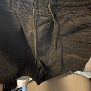 Black calvin Klein Drawstring Shorts